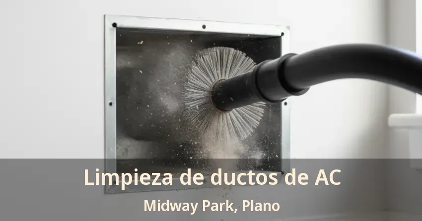 Limpieza de ductos de AC Midway Park, Plano - TX