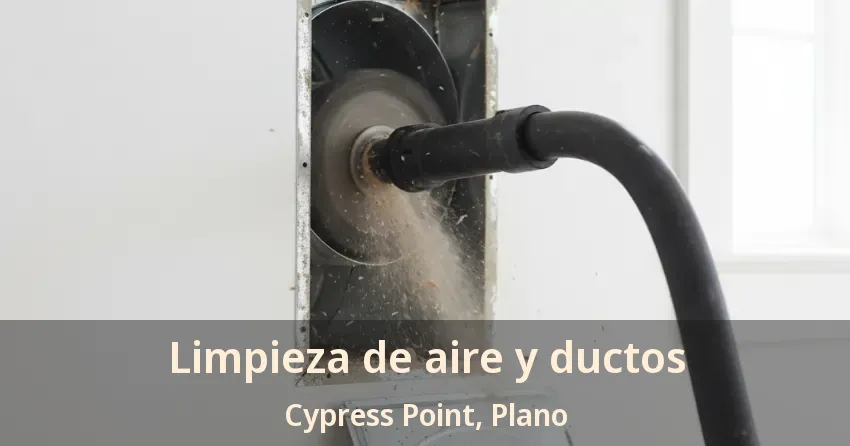 Limpieza de aire y ductos Cypress Point, Plano - TX