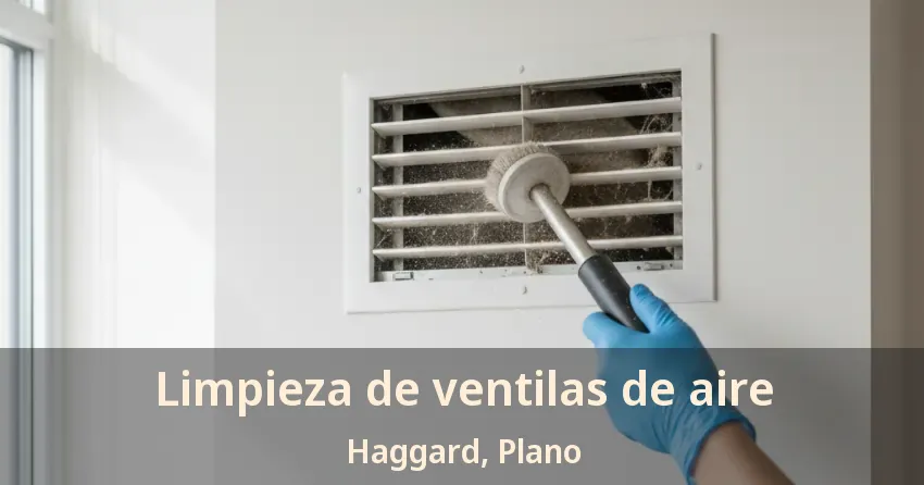 Limpieza de ventilas de aire Haggard, Plano - TX