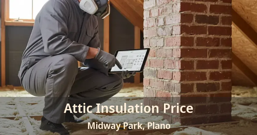Attic Insulation Price Midway Park, Plano - TX