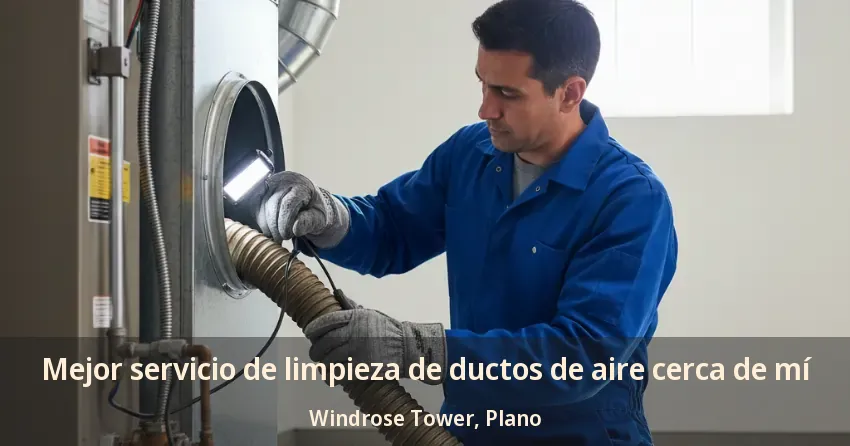 Mejor servicio de limpieza de ductos de aire cerca de mí Windrose Tower, Plano - TX