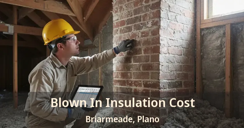 Blown In Insulation Cost Briarmeade, Plano - TX