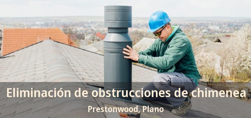 Eliminación de obstrucciones de chimenea Prestonwood, Plano - TX
