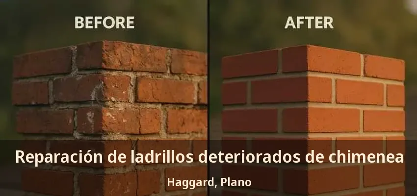Reparación de ladrillos deteriorados de chimenea Haggard, Plano - TX Reparación de ladrillos deteriorados de chimenea Haggard, Plano - TX