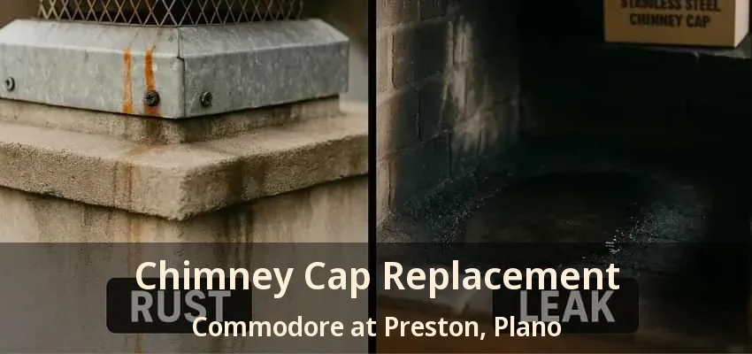 Chimney Cap Replacement Commodore at Preston, Plano - TX Chimney Cap Replacement Commodore at Preston, Plano - TX