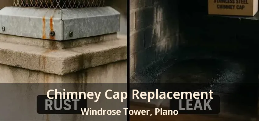 Chimney Cap Replacement Windrose Tower, Plano - TX