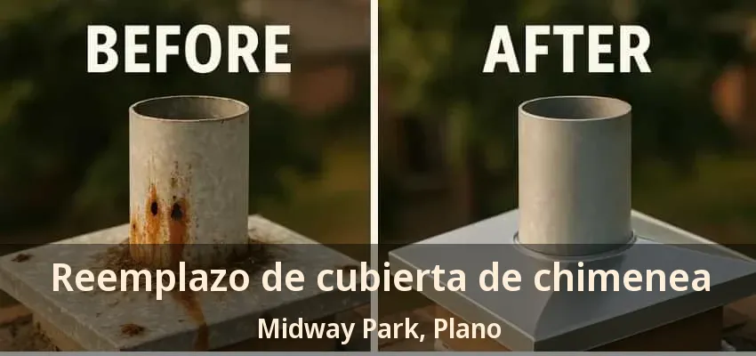 Reemplazo de cubierta de chimenea Midway Park, Plano - TX Reemplazo de cubierta de chimenea Midway Park, Plano - TX