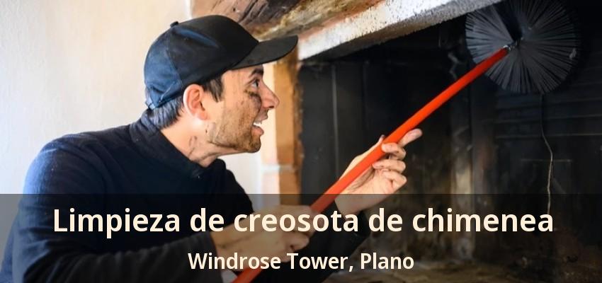 Limpieza de creosota de chimenea Windrose Tower, Plano - TX Limpieza de creosota de chimenea Windrose Tower, Plano - TX