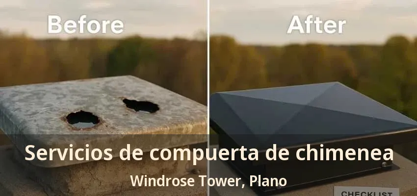 Servicios de compuerta de chimenea Windrose Tower, Plano - TX