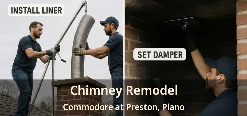 Chimney Remodel Commodore at Preston, Plano - TX