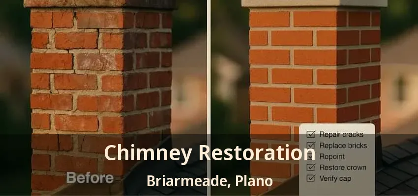 Chimney Restoration Briarmeade, Plano - TX