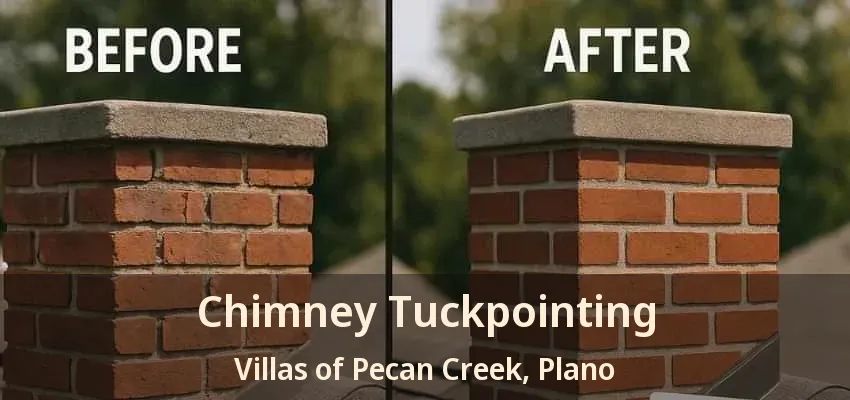 Chimney Tuckpointing Villas of Pecan Creek, Plano - TX