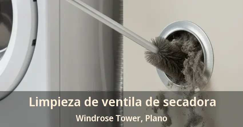 Limpieza de ventila de secadora Windrose Tower, Plano - TX