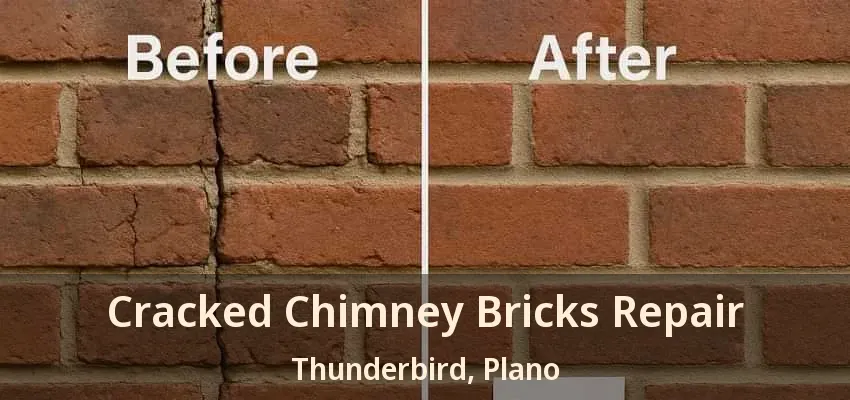 Cracked Chimney Bricks Repair Thunderbird, Plano - TX