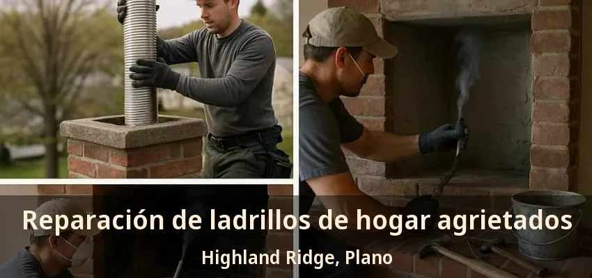 Reparación de ladrillos de hogar agrietados Highland Ridge, Plano - TX Reparación de ladrillos de hogar agrietados Highland Ridge, Plano - TX