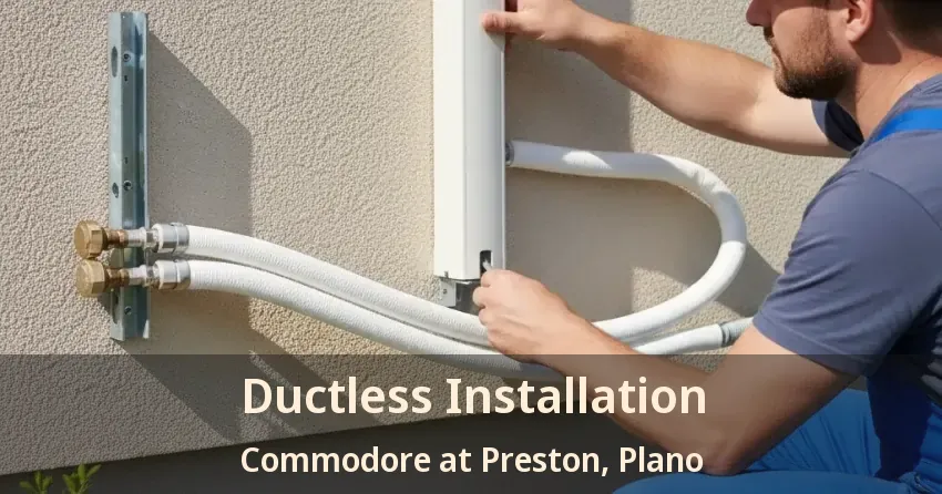 Ductless Installation Commodore at Preston, Plano - TX Ductless Installation Commodore at Preston, Plano - TX