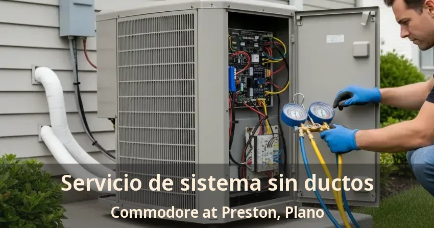 Servicio de sistema sin ductos Commodore at Preston, Plano - TX Servicio de sistema sin ductos Commodore at Preston, Plano - TX