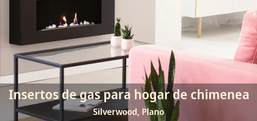 Insertos de gas para hogar de chimenea Silverwood, Plano - TX