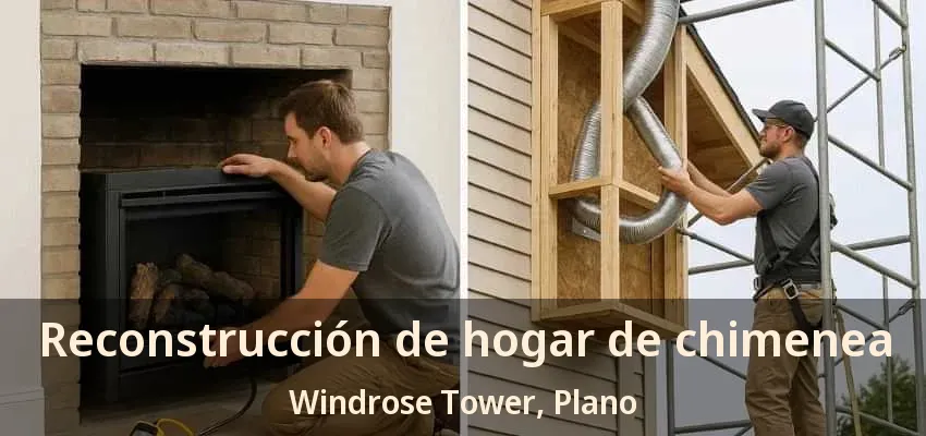 Reconstrucción de hogar de chimenea Windrose Tower, Plano - TX