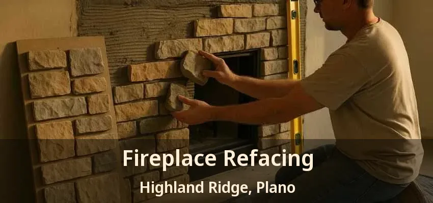 Fireplace Refacing Highland Ridge, Plano - TX Fireplace Refacing Highland Ridge, Plano - TX
