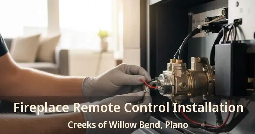 Fireplace Remote Control Installation Creeks of Willow Bend, Plano - TX Fireplace Remote Control Installation Creeks of Willow Bend, Plano - TX