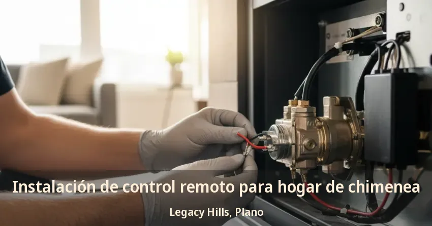 Instalación de control remoto para hogar de chimenea Legacy Hills, Plano - TX