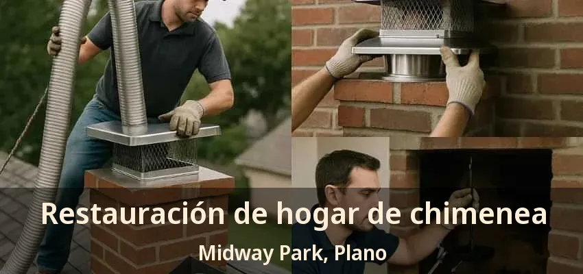 Restauración de hogar de chimenea Midway Park, Plano - TX Restauración de hogar de chimenea Midway Park, Plano - TX