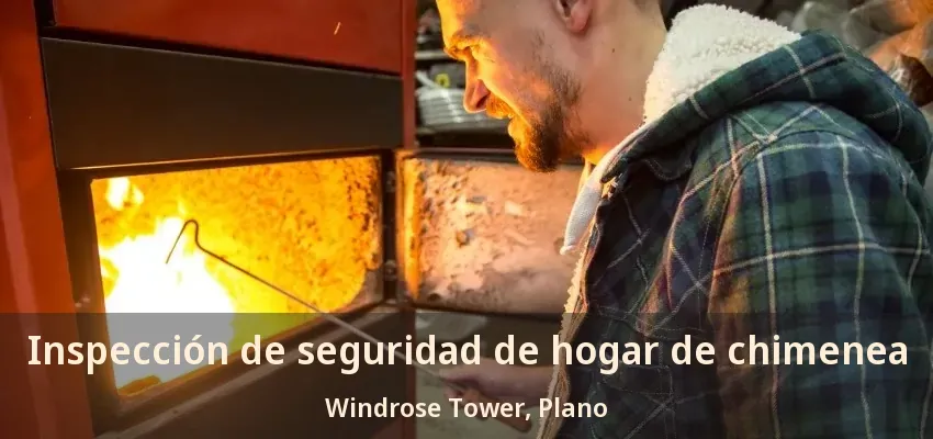 Inspección de seguridad de hogar de chimenea Windrose Tower, Plano - TX