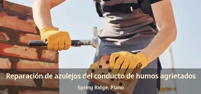 Reparación de azulejos del conducto de humos agrietados Spring Ridge, Plano - TX