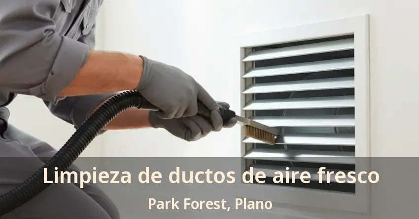 Limpieza de ductos de aire fresco Park Forest, Plano - TX