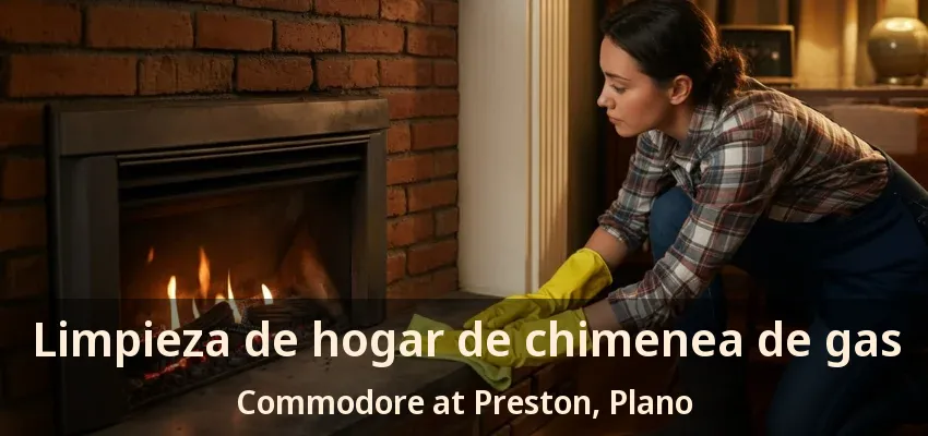 Limpieza de hogar de chimenea de gas Commodore at Preston, Plano - TX Limpieza de hogar de chimenea de gas Commodore at Preston, Plano - TX