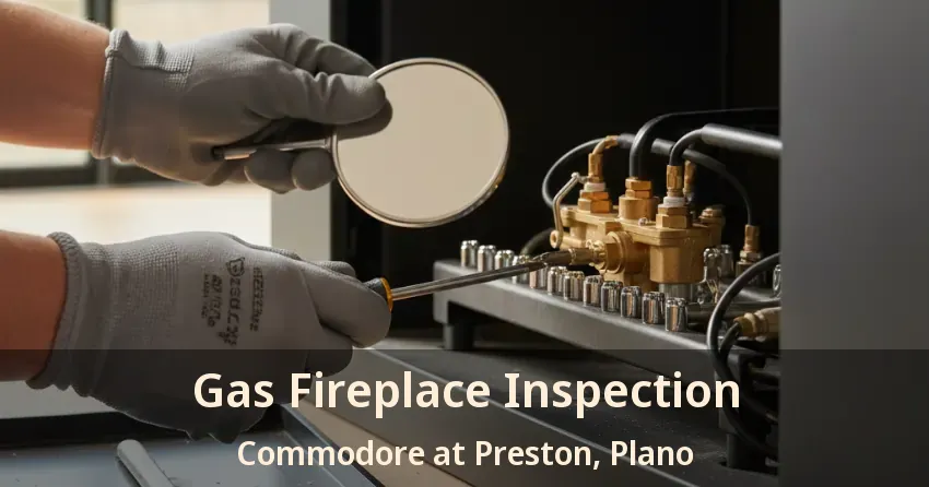 Gas Fireplace Inspection Commodore at Preston, Plano - TX Gas Fireplace Inspection Commodore at Preston, Plano - TX