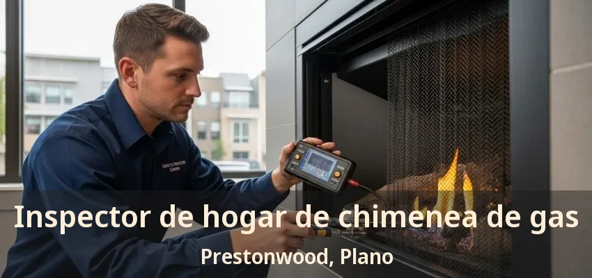 Inspector de hogar de chimenea de gas Prestonwood, Plano - TX