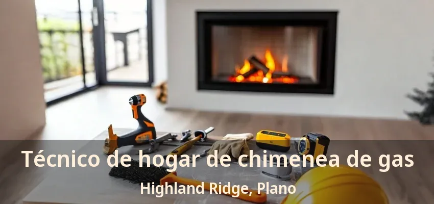 Técnico de hogar de chimenea de gas Highland Ridge, Plano - TX