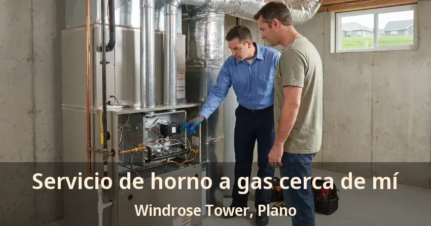 Servicio de horno a gas cerca de mí Windrose Tower, Plano - TX