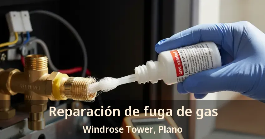 Reparación de fuga de gas Windrose Tower, Plano - TX