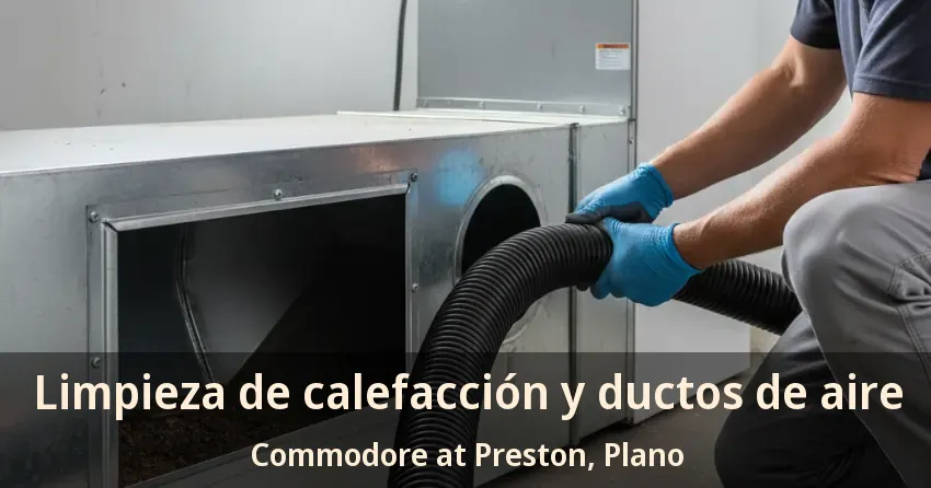 Limpieza de calefacción y ductos de aire Commodore at Preston, Plano - TX