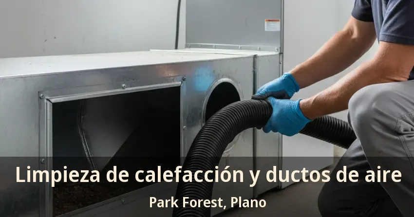 Limpieza de calefacción y ductos de aire Park Forest, Plano - TX