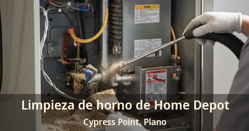 Limpieza de horno de Home Depot Cypress Point, Plano - TX