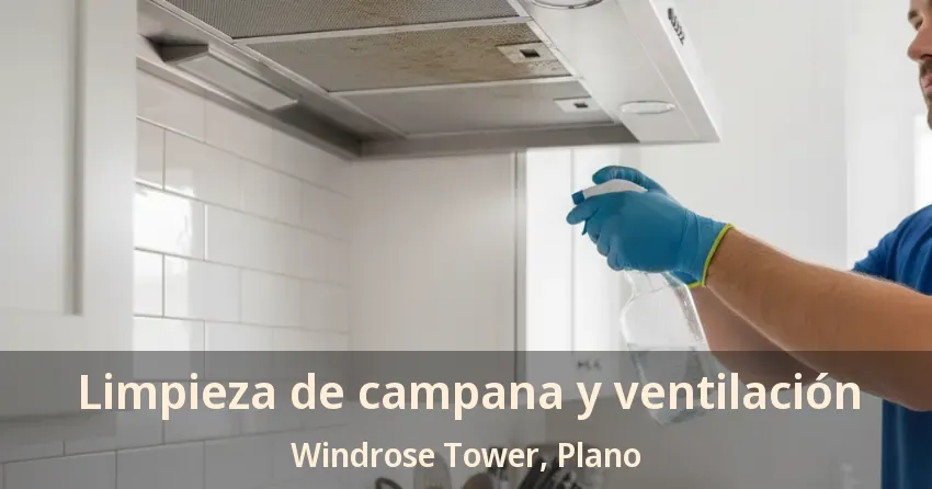 Limpieza de campana y ventilación Windrose Tower, Plano - TX