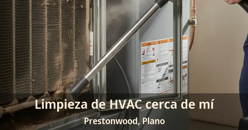 Limpieza de HVAC cerca de mí Prestonwood, Plano - TX