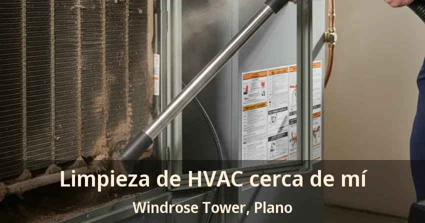 Limpieza de HVAC cerca de mí Windrose Tower, Plano - TX