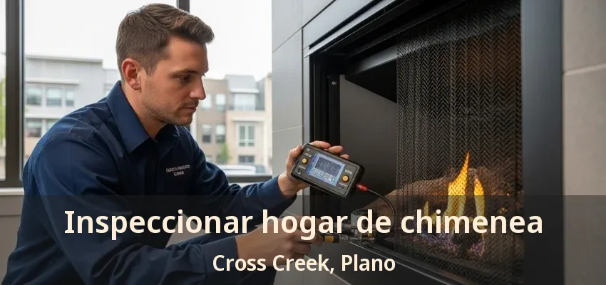 Inspeccionar hogar de chimenea Cross Creek, Plano - TX