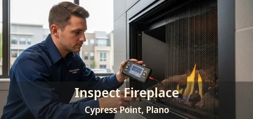 Inspect Fireplace Cypress Point, Plano - TX