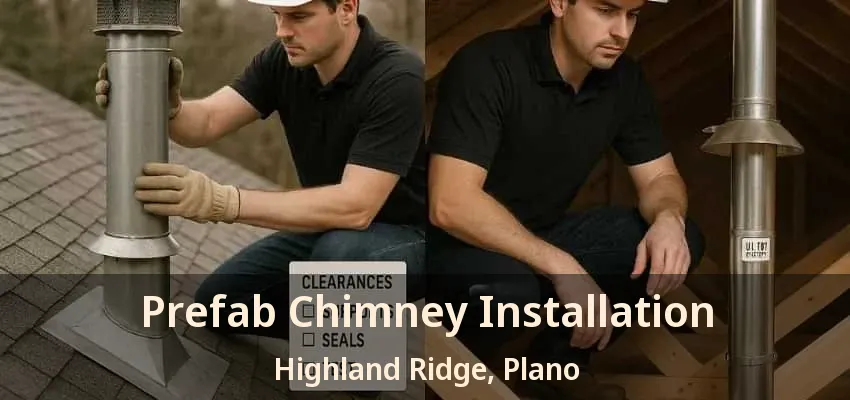 Prefab Chimney Installation Highland Ridge, Plano - TX