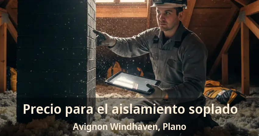 Precio para el aislamiento soplado Avignon Windhaven, Plano - TX Precio para el aislamiento soplado Avignon Windhaven, Plano - TX